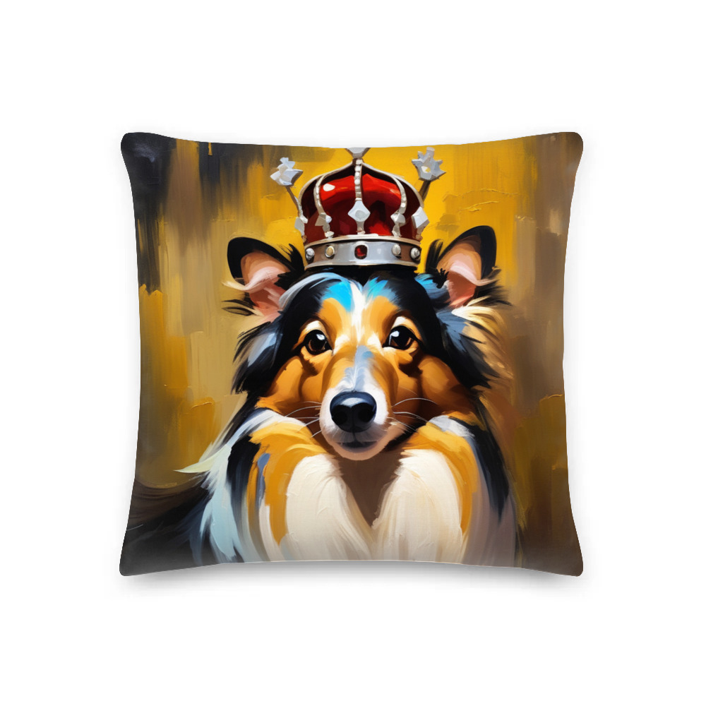 PugMug Custom Shetland Sheepdog Premium Pillow