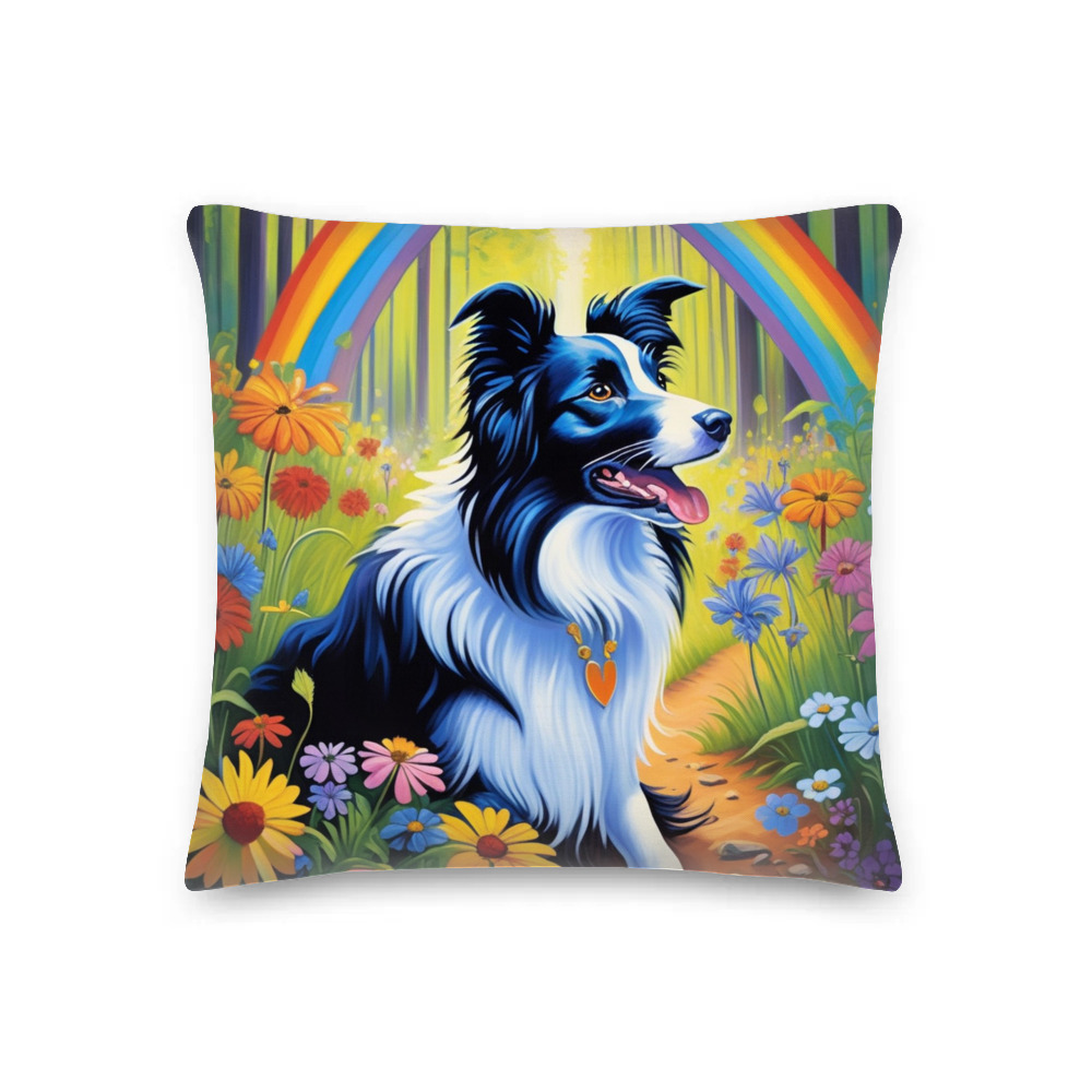 PugMug Custom Border Collie Premium Pillow