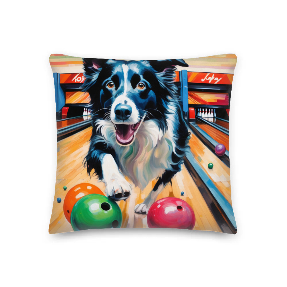 PugMug Custom Border Collie Premium Pillow