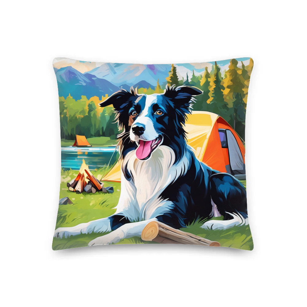 PugMug Custom Border Collie Premium Pillow