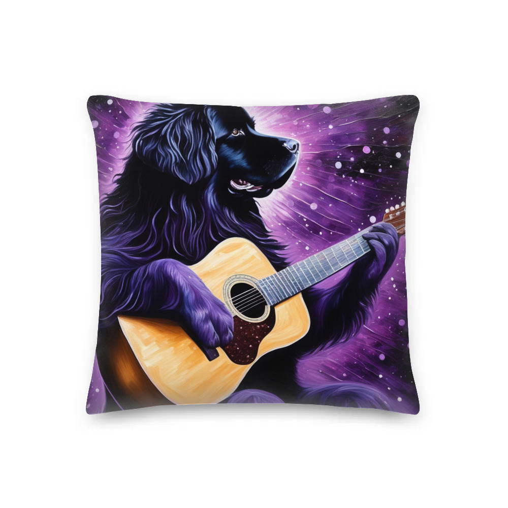 PugMug Custom Newfoundland Premium Pillow