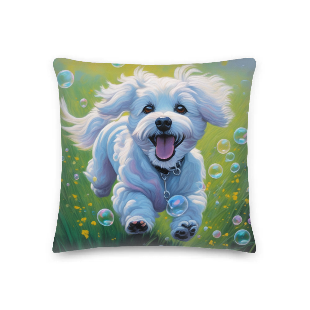 PugMug Custom Bichons Frise Premium Pillow