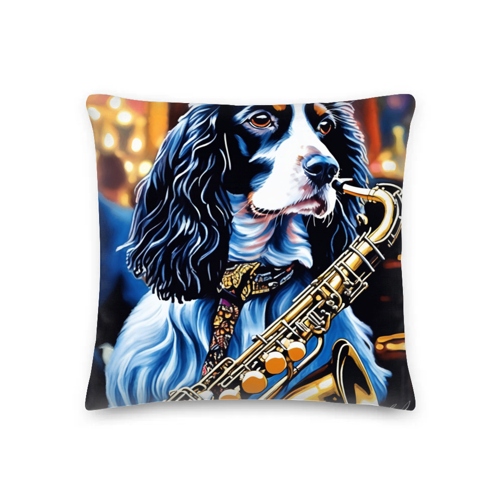 PugMug Custom English Cocker Spaniel Premium Pillow