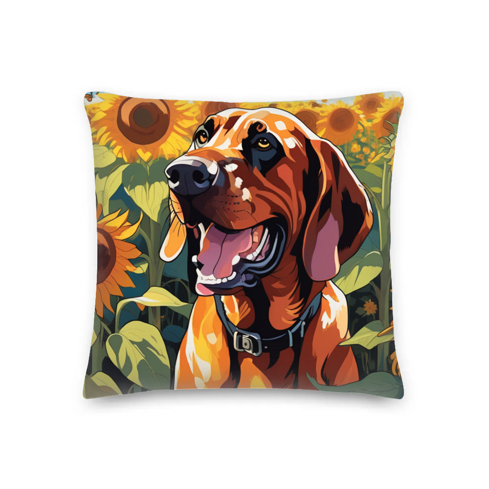 PugMug Custom Bloodhound Premium Pillow