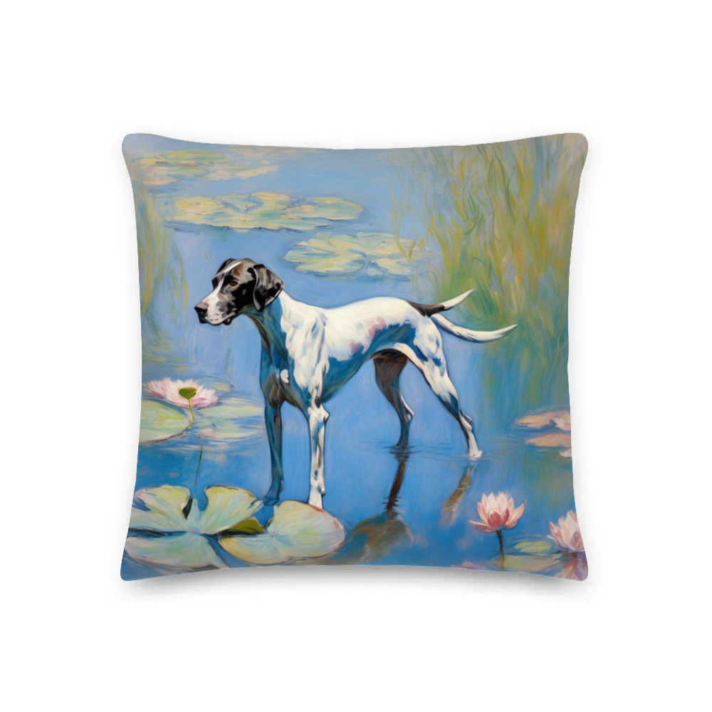 PugMug Custom Pointer Dog Premium Pillow