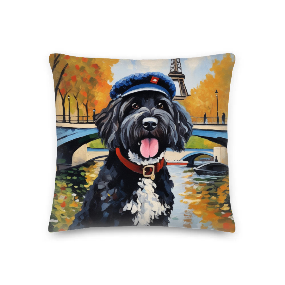 PugMug Custom Portuguese Water Dog Premium Pillow