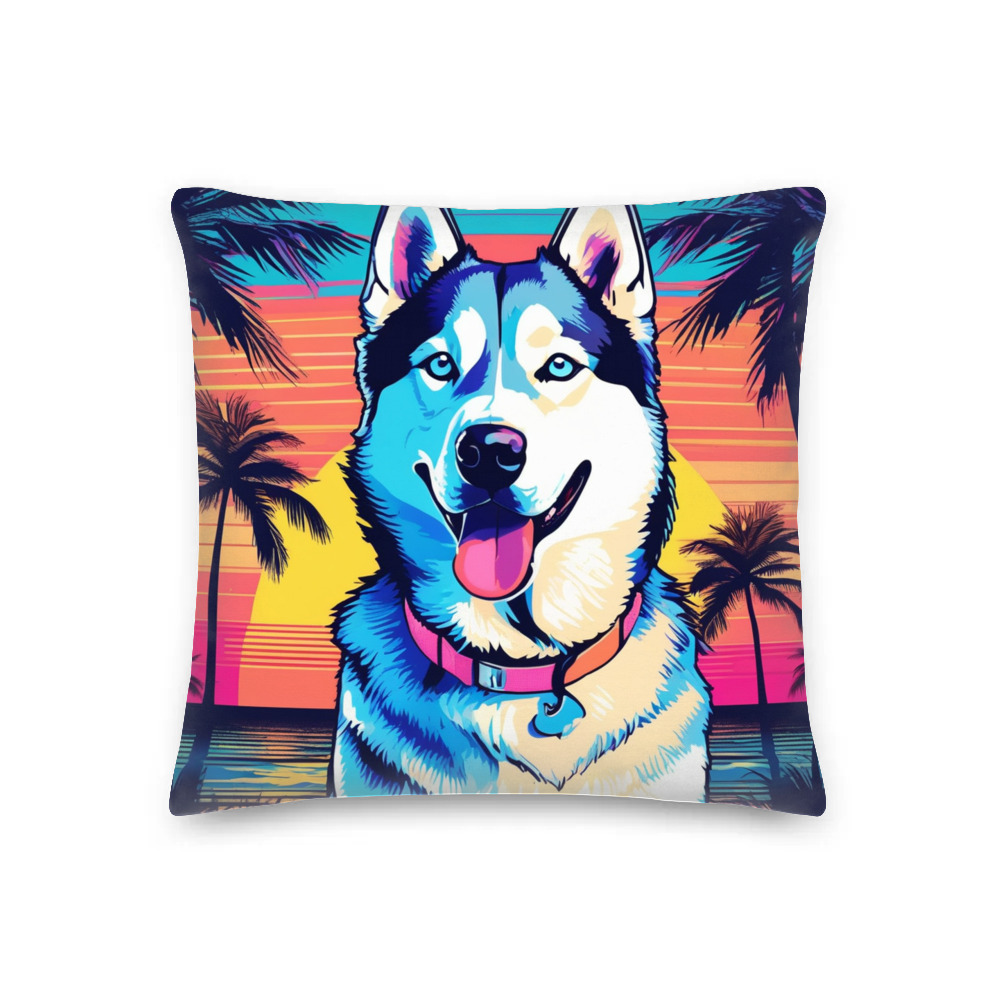 PugMug Custom Pet Premium Pillow