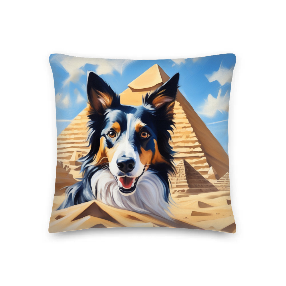 PugMug Custom Border Collie Premium Pillow