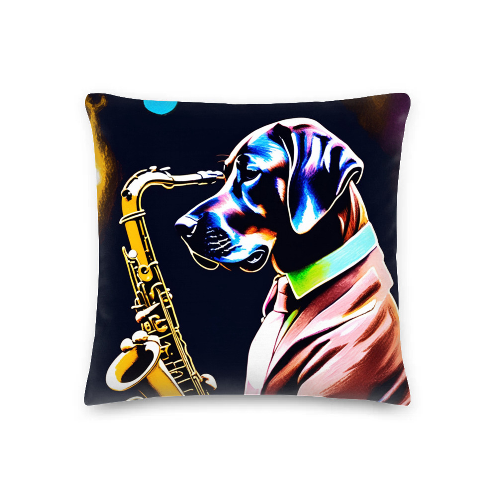 PugMug Custom Mastiff Premium Pillow