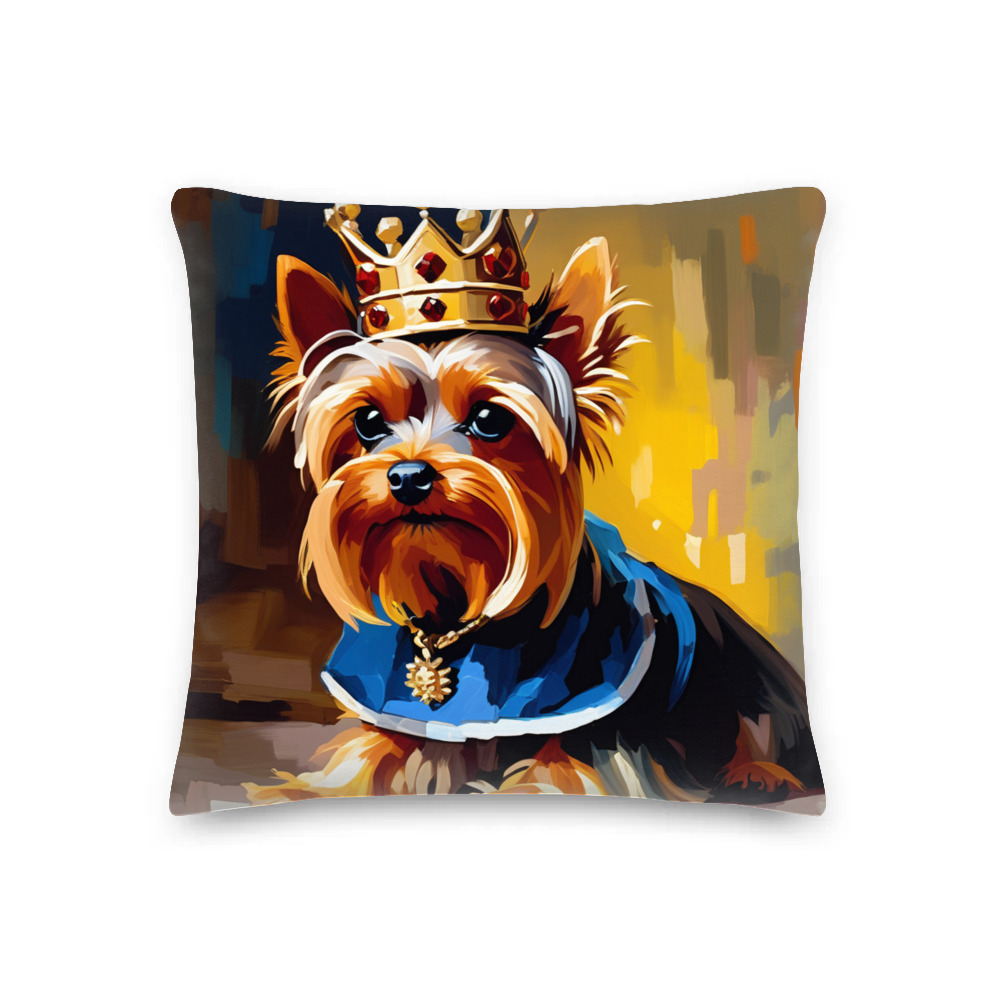 PugMug Custom Yorkshire Terrier Premium Pillow