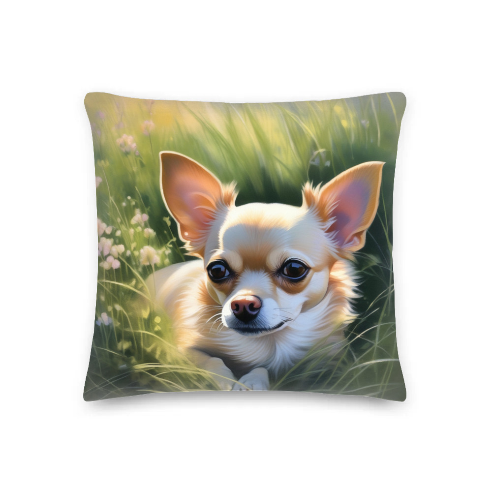 PugMug Custom Chihuahua Premium Pillow