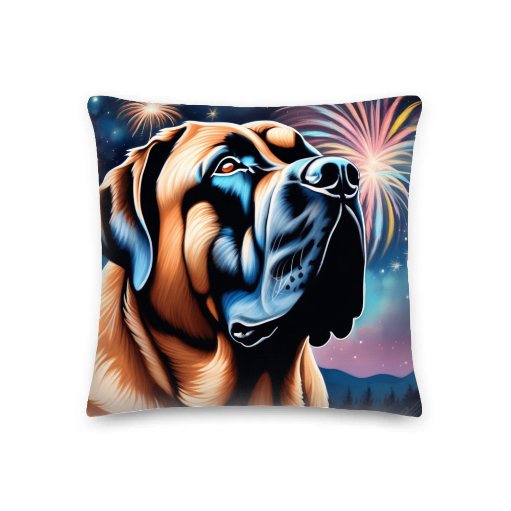 PugMug Custom Mastiff Premium Pillow