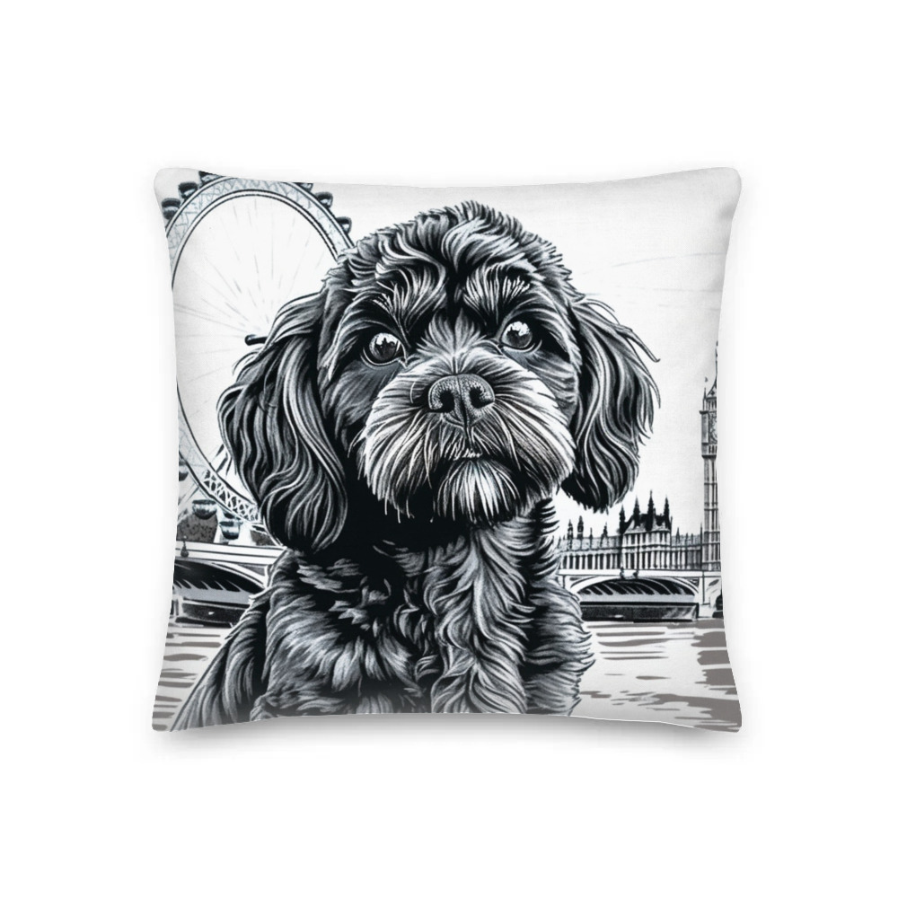 PugMug Custom Lily Premium Pillow