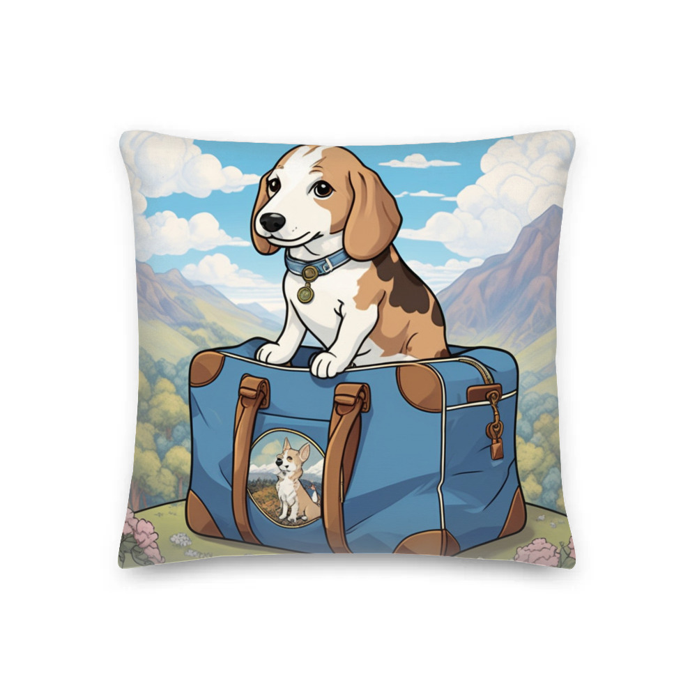 PugMug Custom Munchkin Premium Pillow