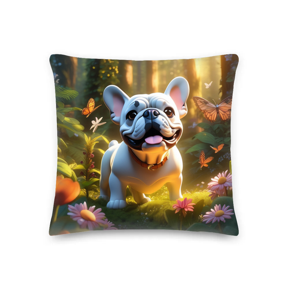 PugMug Custom Bulldog Premium Pillow