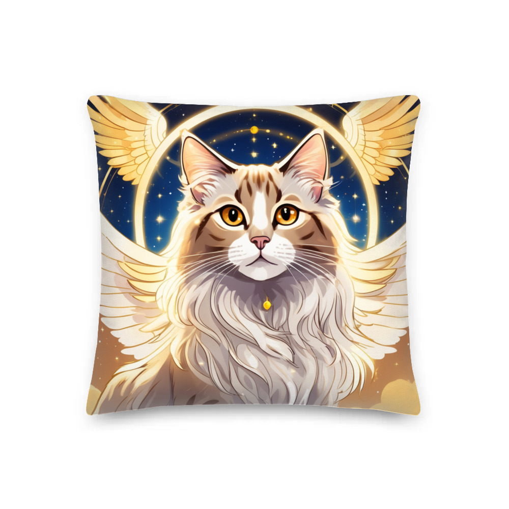 PugMug Custom Tabby Ragdoll Cat Premium Pillow