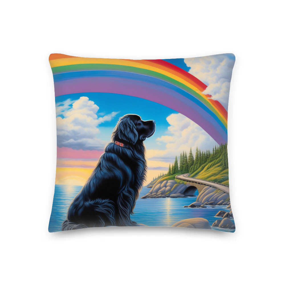 PugMug Custom Newfoundland Premium Pillow