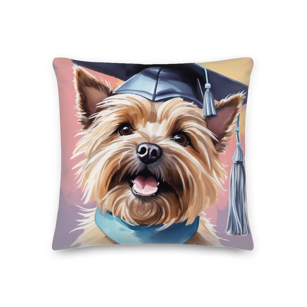 PugMug Custom Cairn Terrier Premium Pillow