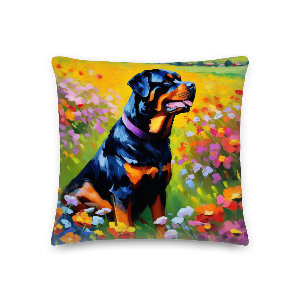 PugMug Custom Rottweiler Premium Pillow