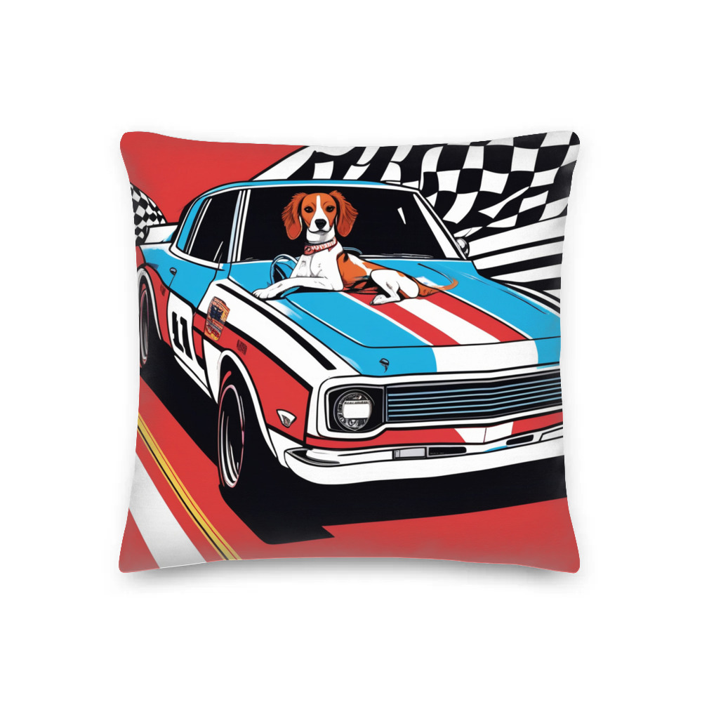 PugMug Custom Brittany Dog Premium Pillow