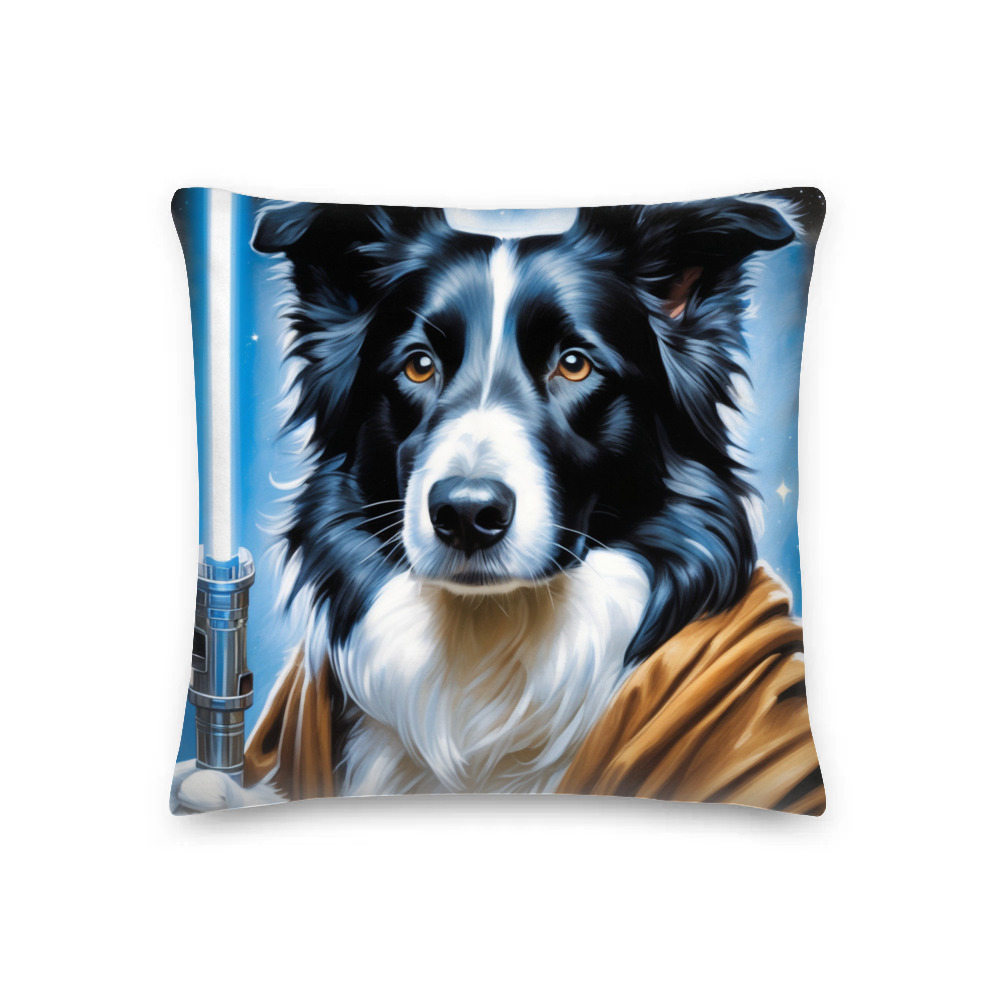 PugMug Custom Border Collie Premium Pillow