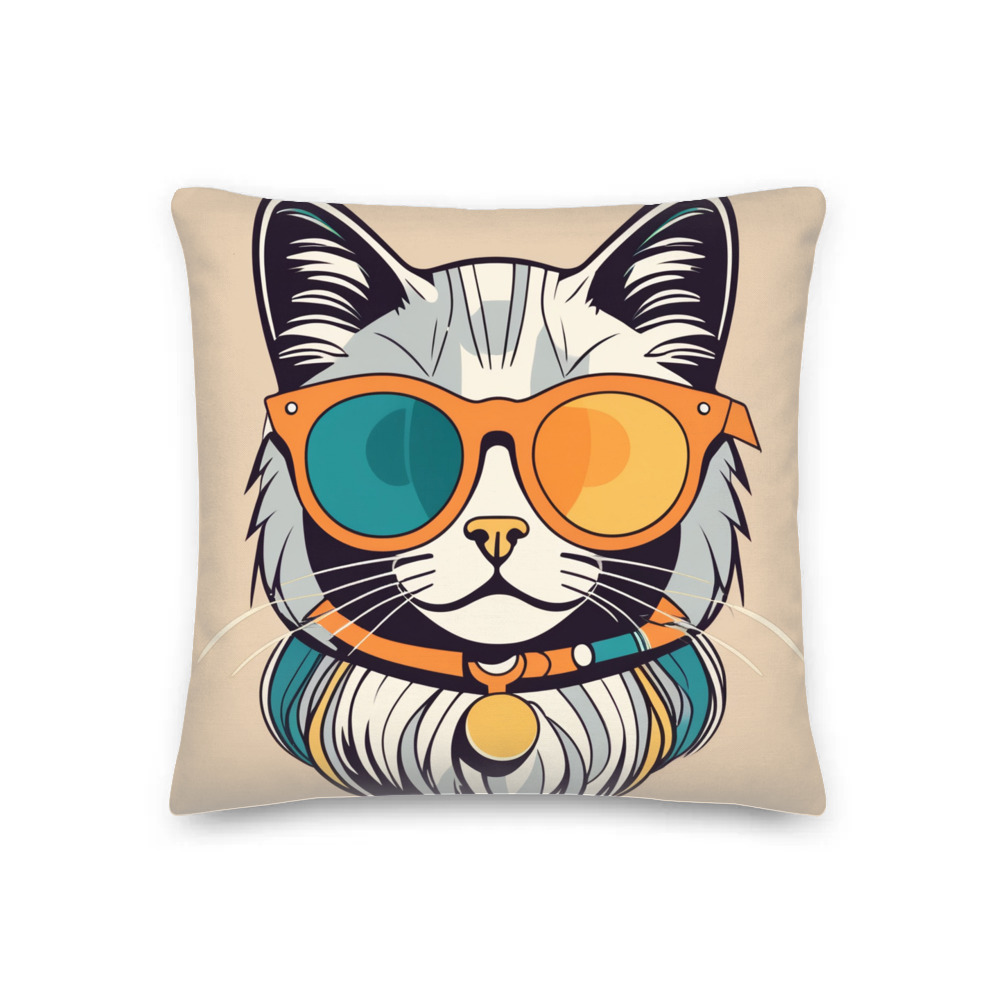 PugMug Custom Tabby Ragdoll Cat Premium Pillow