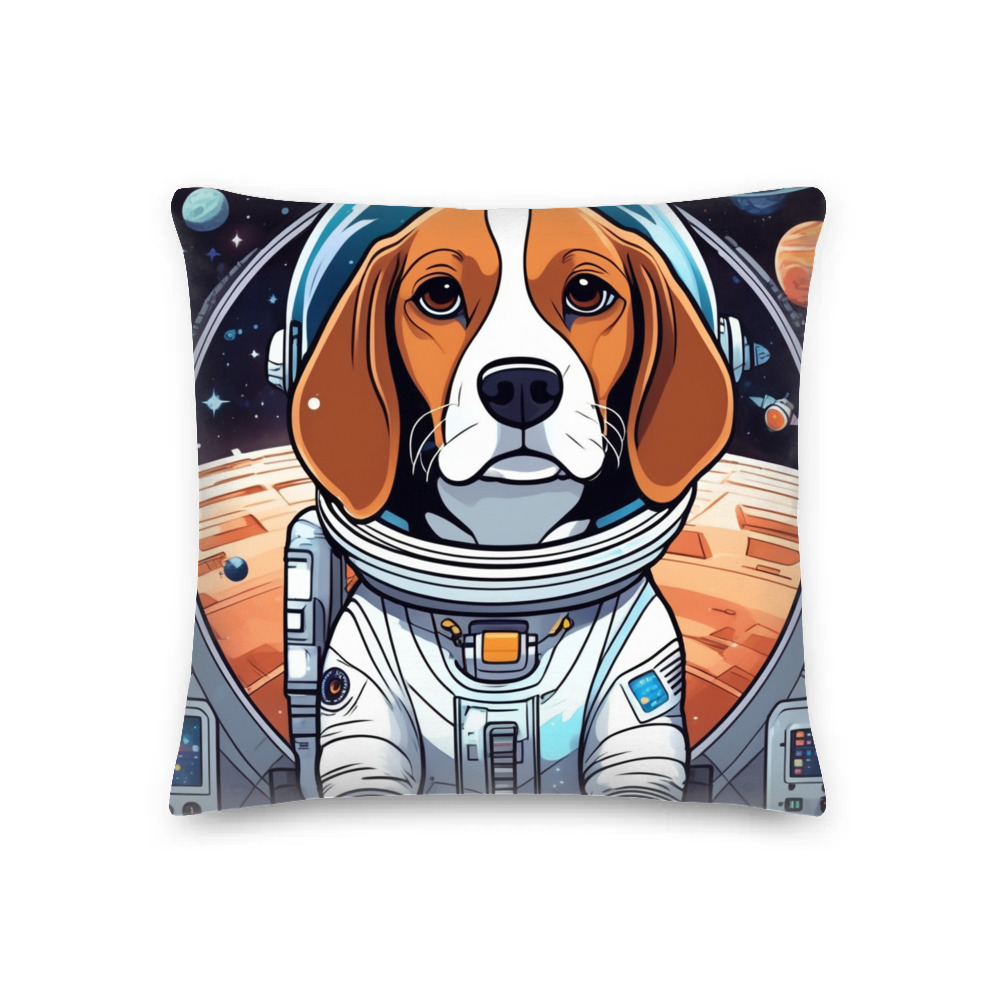 PugMug Custom Beagle Premium Pillow
