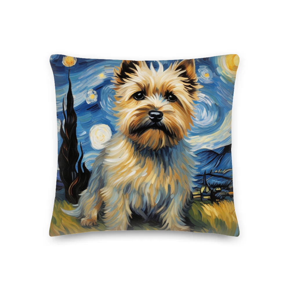 PugMug Custom Cairn Terrier Premium Pillow