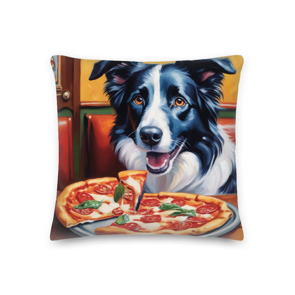 PugMug Custom Border Collie Premium Pillow