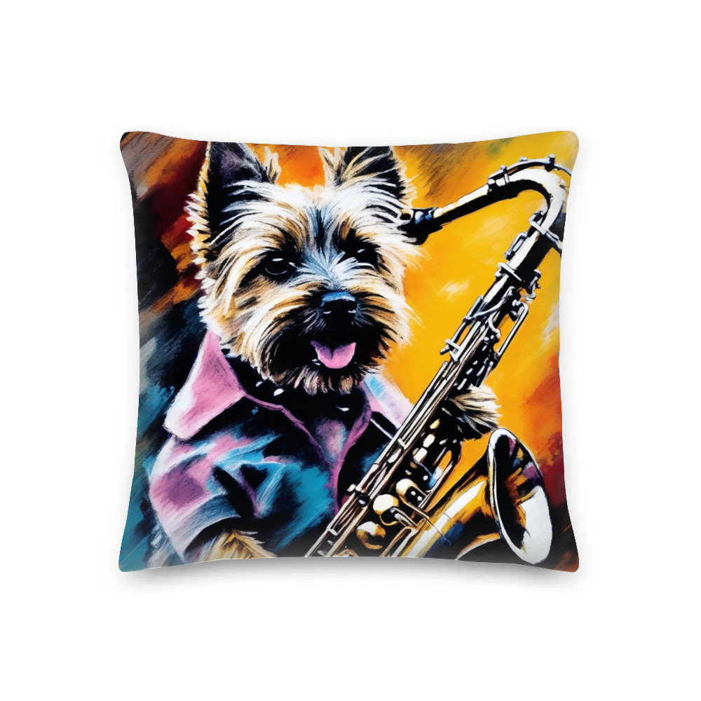 PugMug Custom Cairn Terrier Premium Pillow