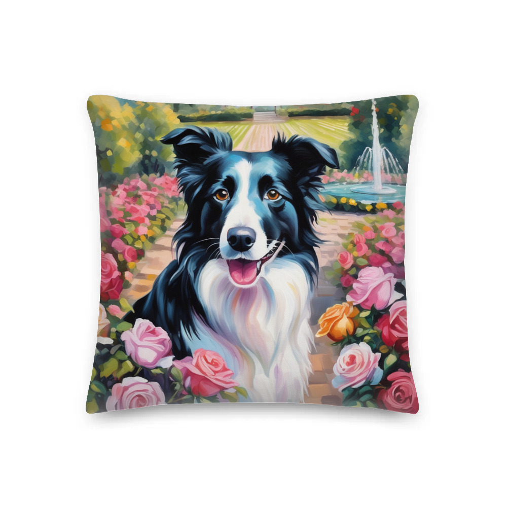 PugMug Custom Border Collie Premium Pillow