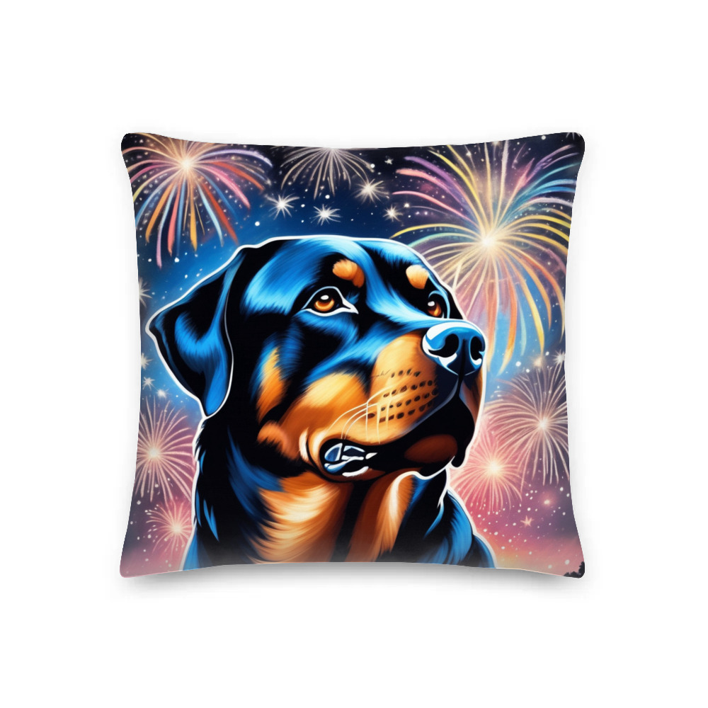 PugMug Custom Rottweiler Premium Pillow