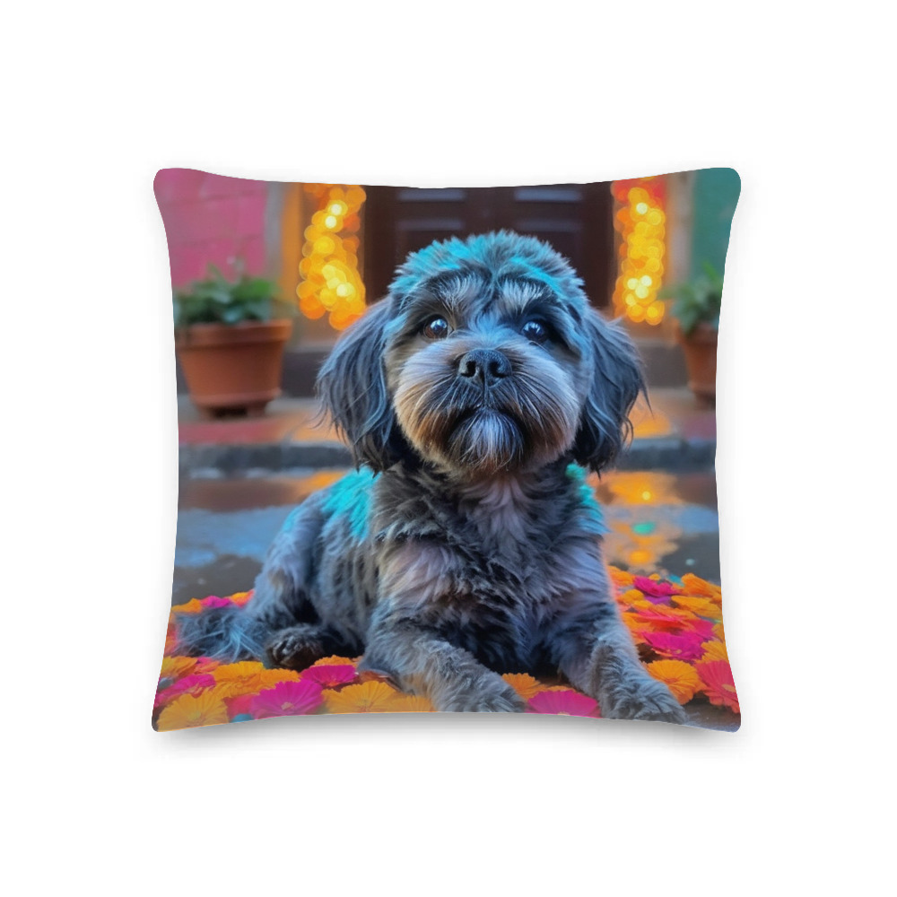 PugMug Custom Lily Premium Pillow