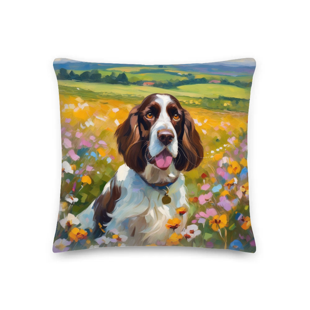 PugMug Custom English Springer Spaniel Premium Pillow