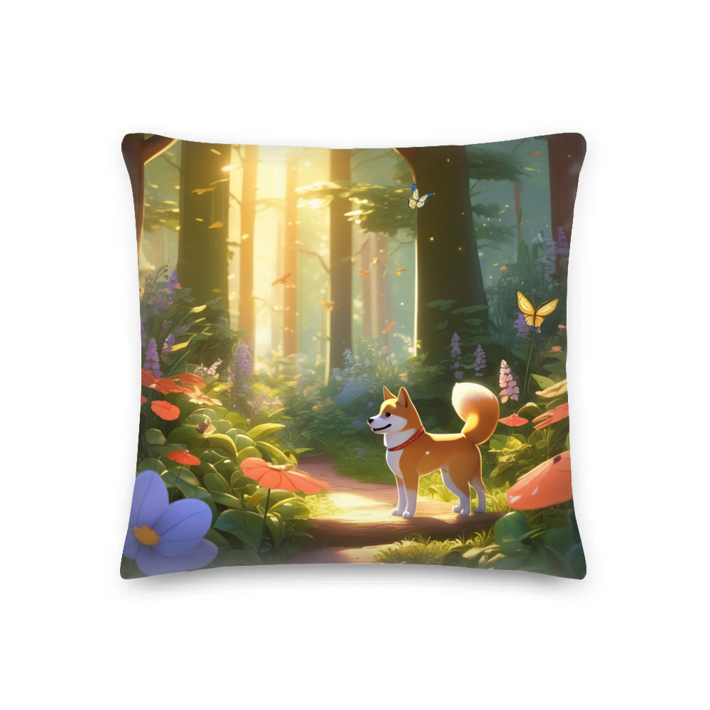 PugMug Custom Shiba Inu Premium Pillow