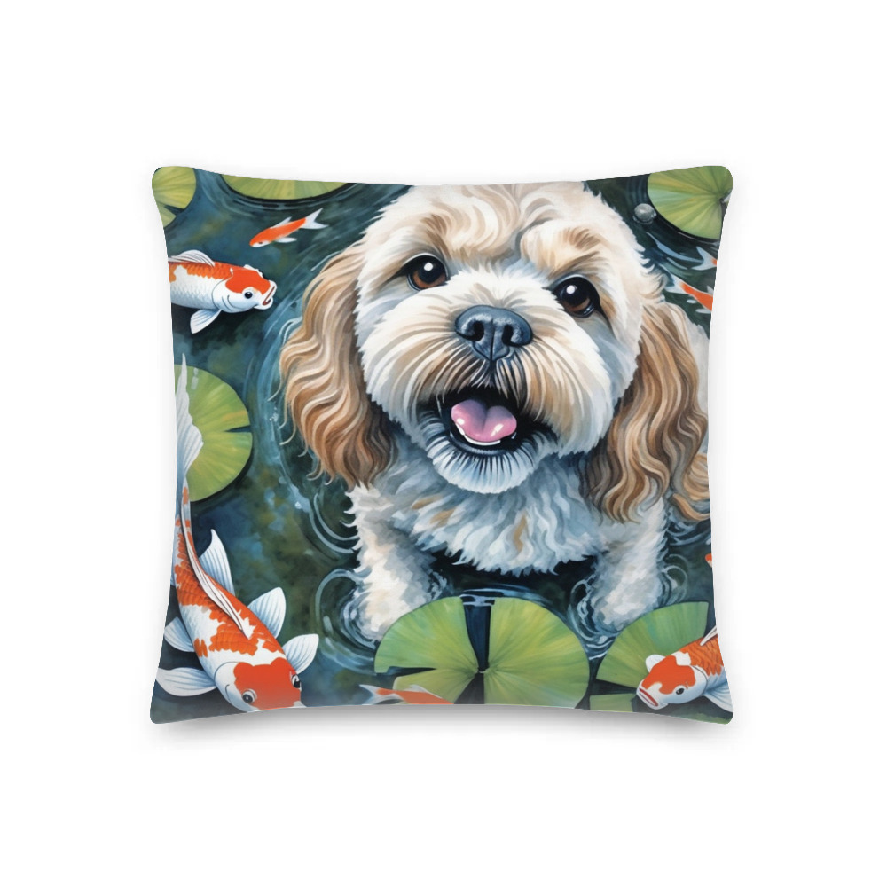 PugMug Custom Lily Premium Pillow