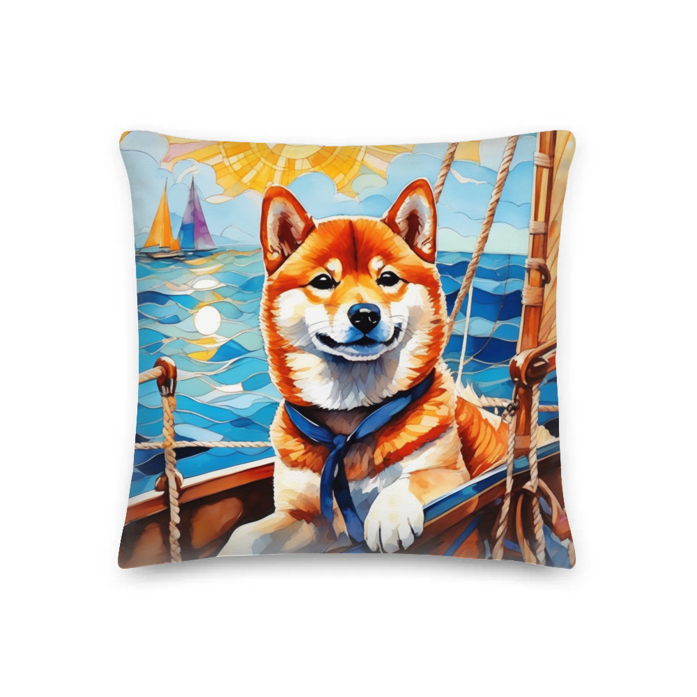 PugMug Custom Shiba Inu Premium Pillow