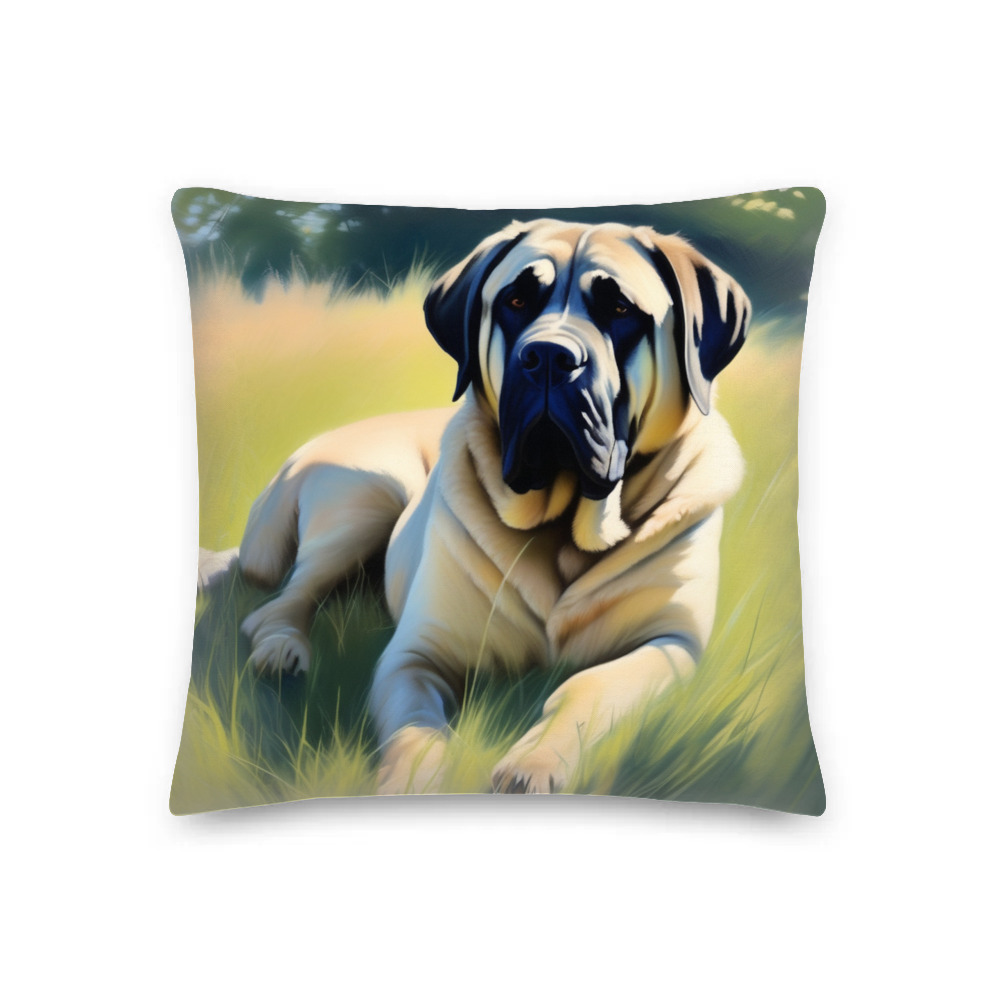 PugMug Custom Mastiff Premium Pillow