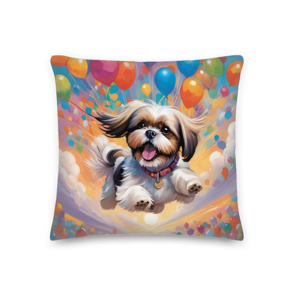 PugMug Custom Shih Tzu Premium Pillow