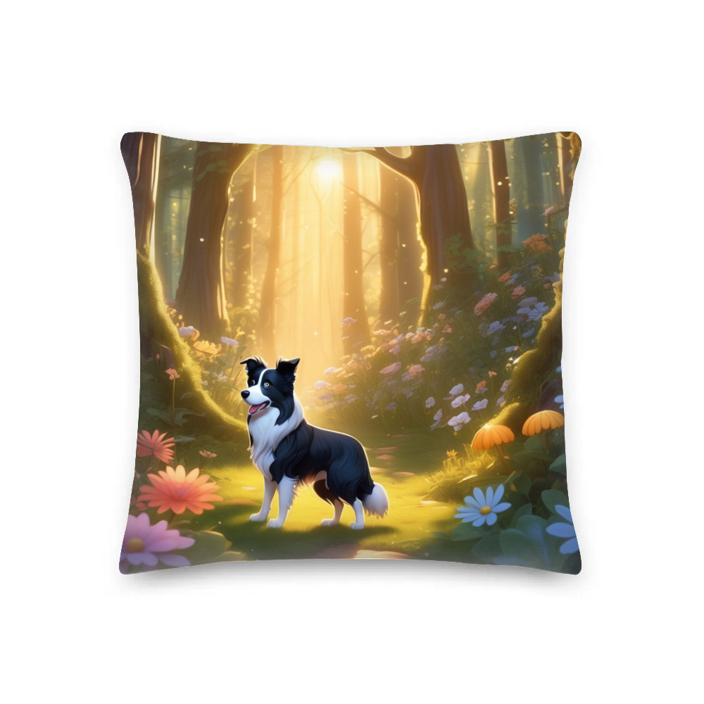 PugMug Custom Border Collie Premium Pillow
