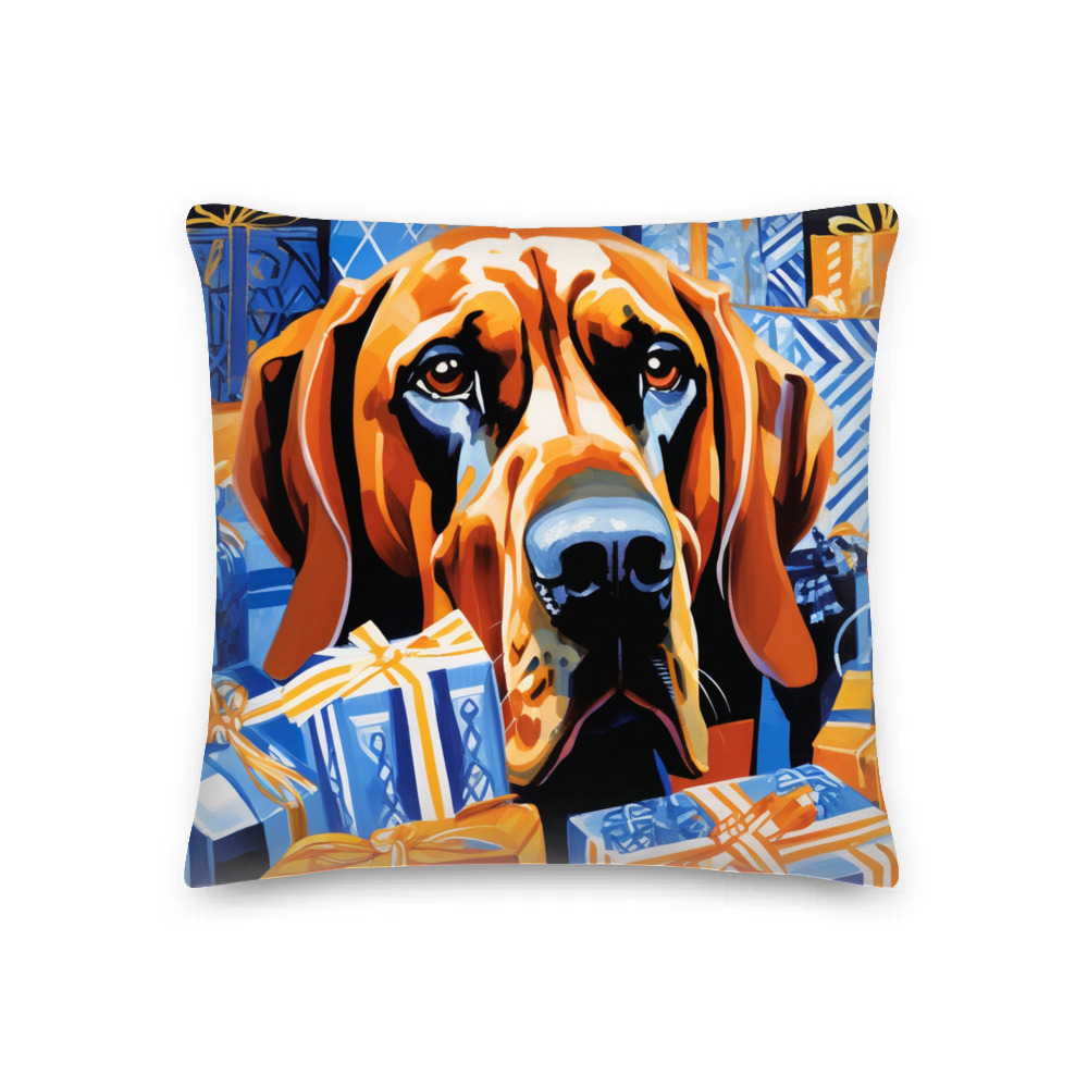 PugMug Custom Bloodhound Premium Pillow