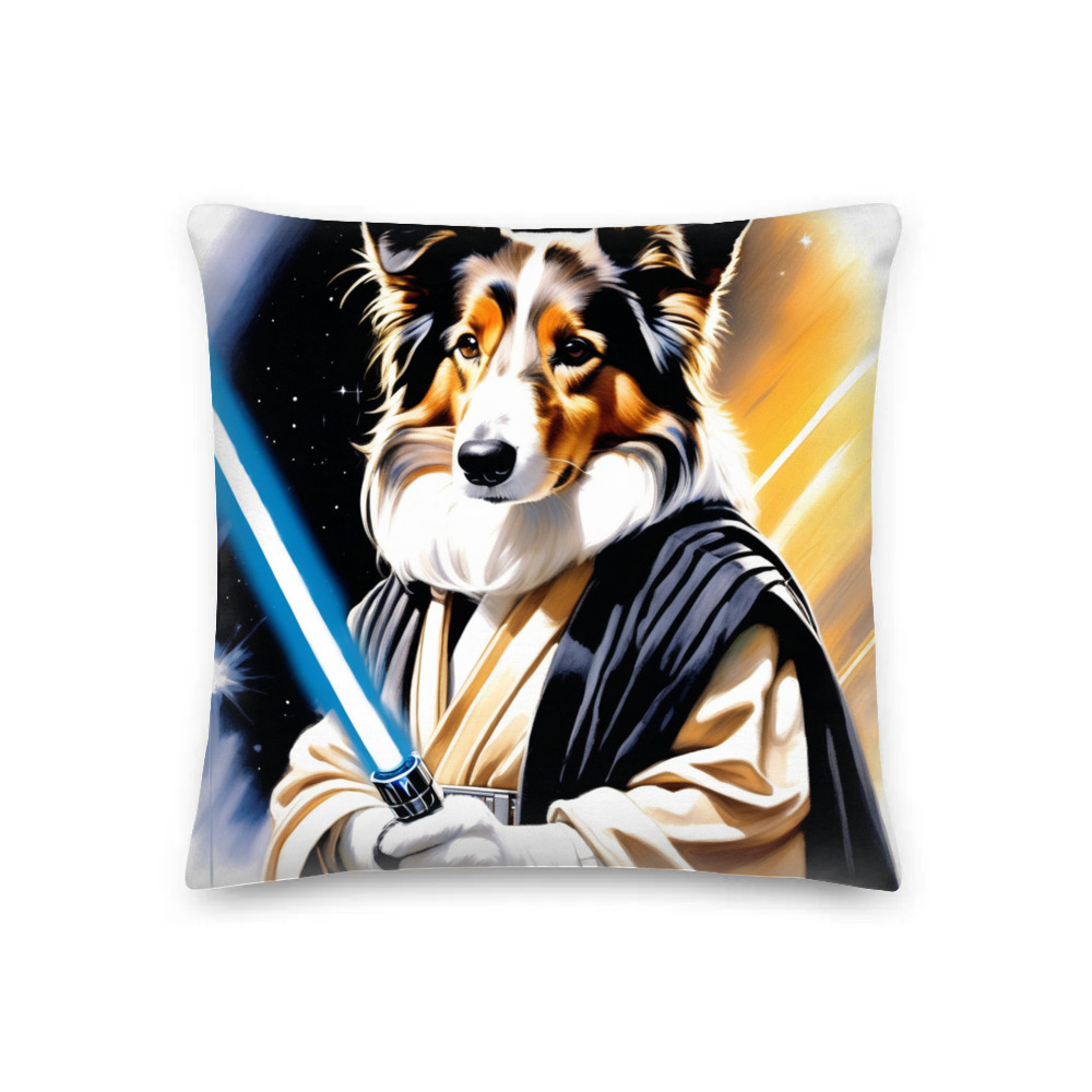 PugMug Custom Collie Premium Pillow