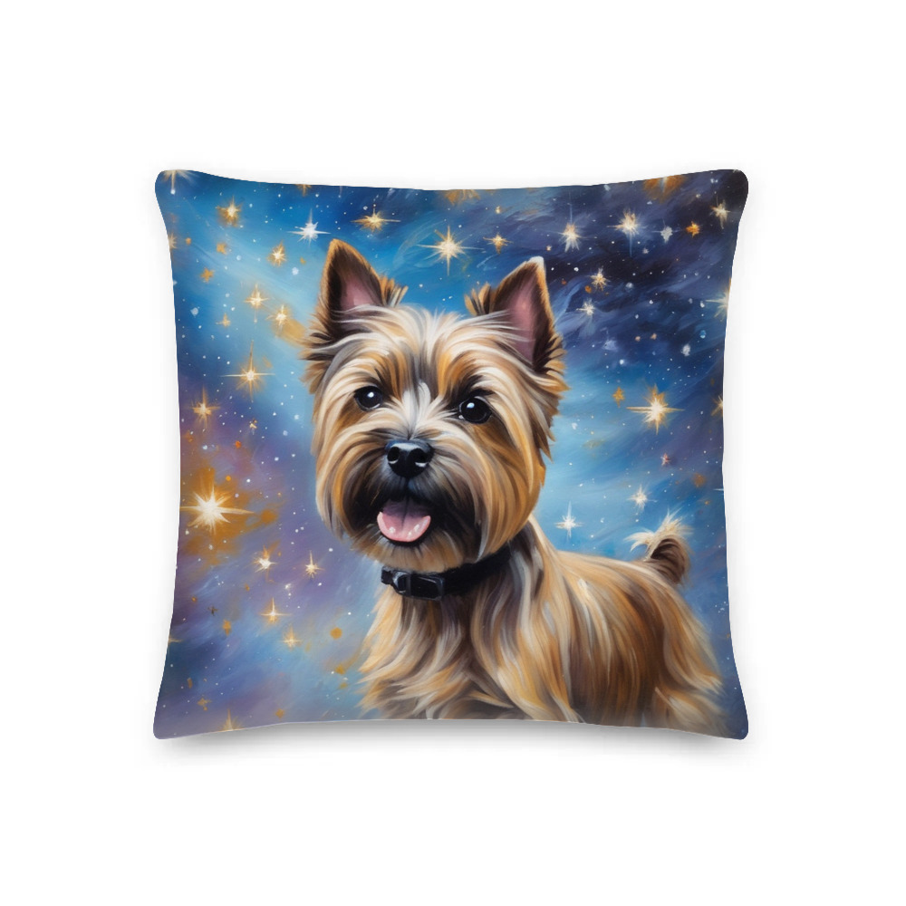 PugMug Custom Cairn Terrier Premium Pillow