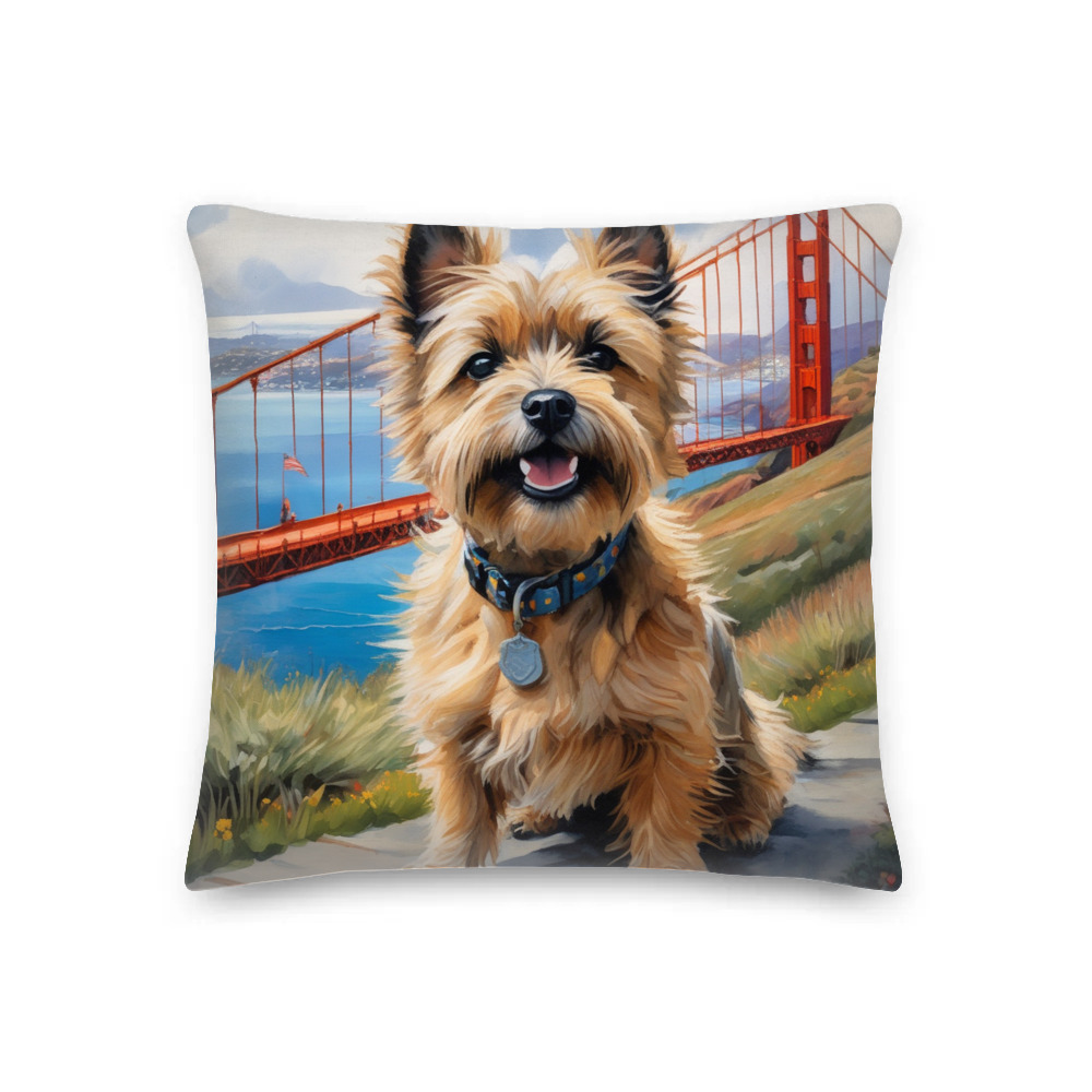 PugMug Custom Cairn Terrier Premium Pillow