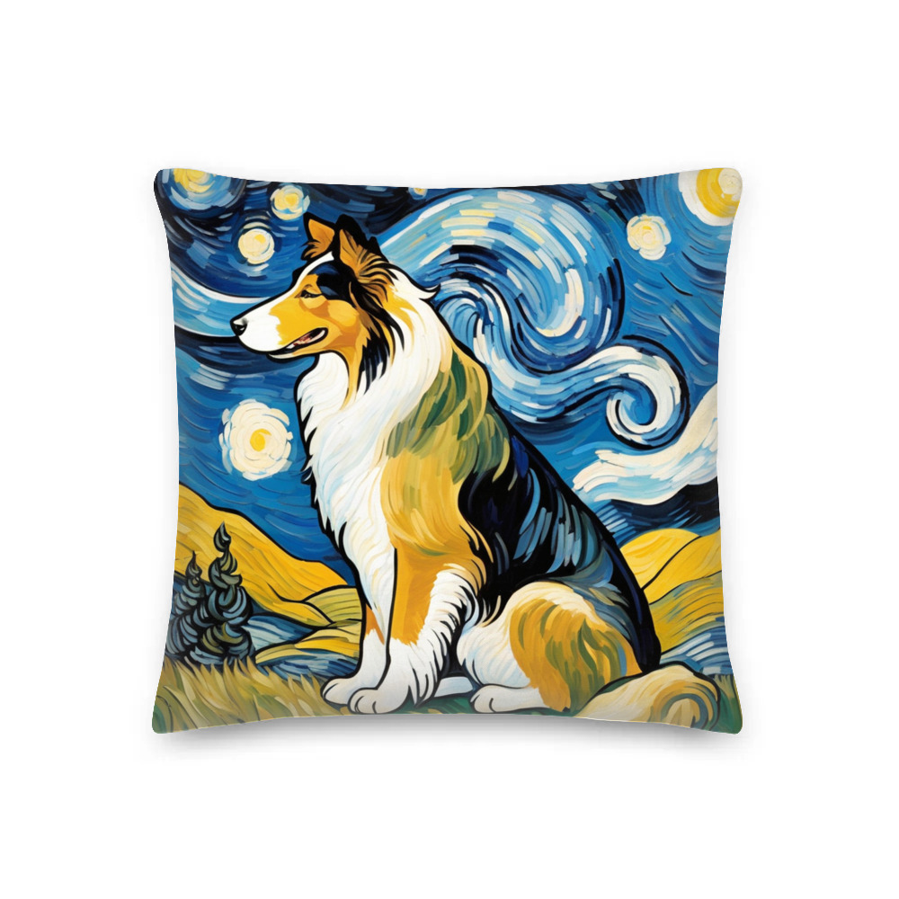 PugMug Custom Collie Premium Pillow