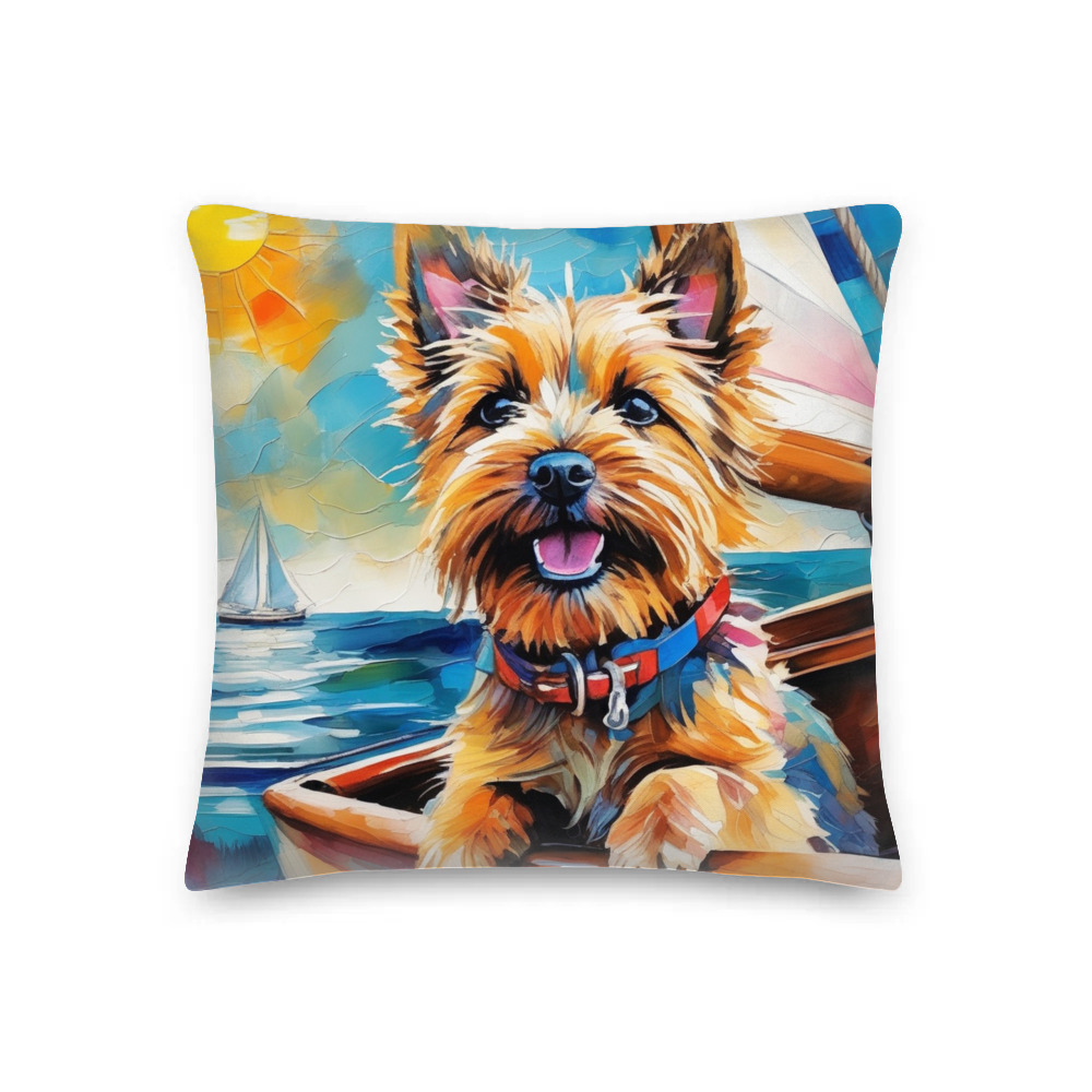 PugMug Custom Cairn Terrier Premium Pillow
