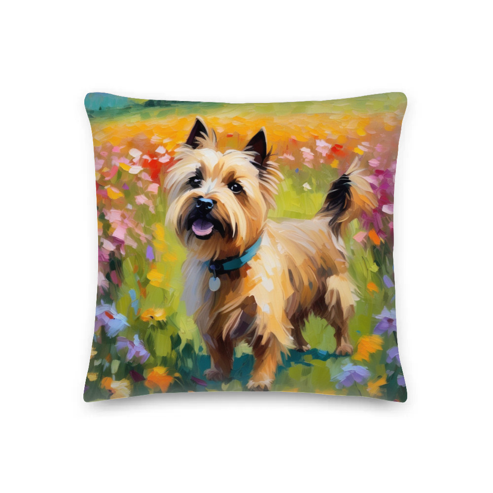 PugMug Custom Cairn Terrier Premium Pillow