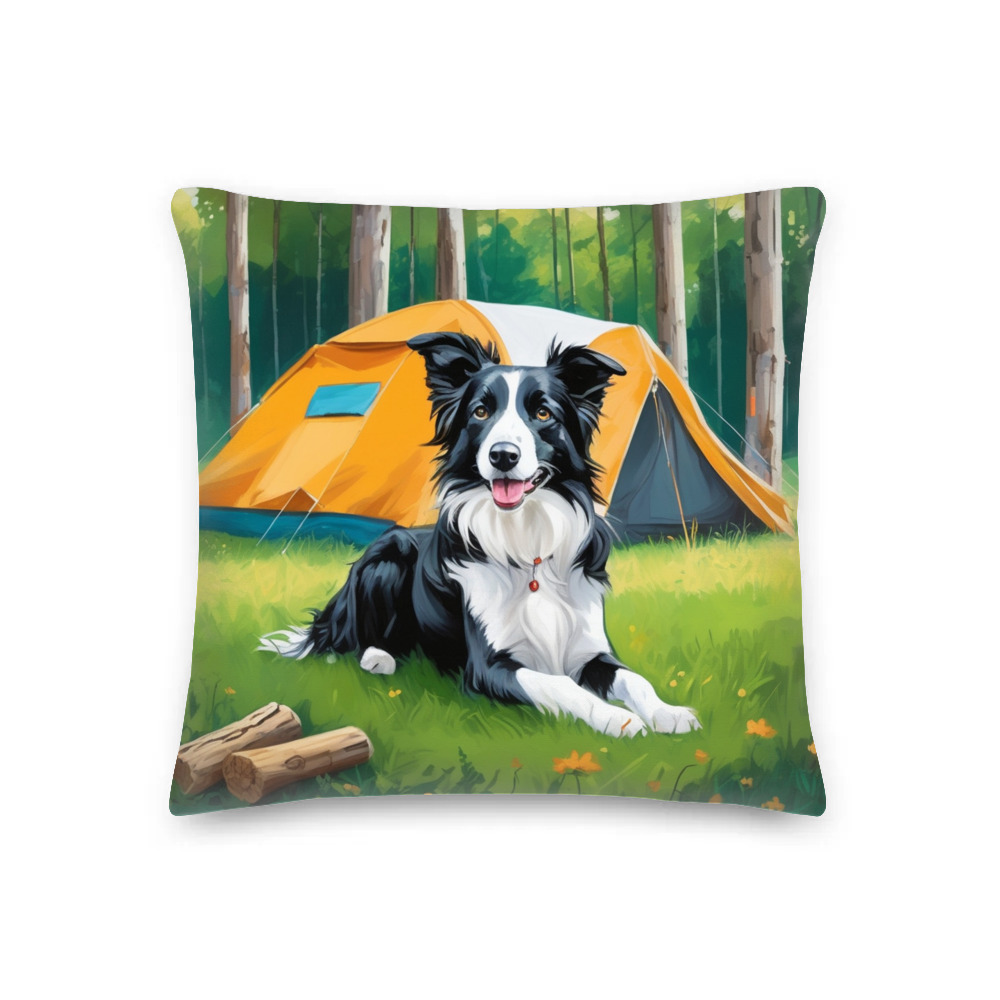 PugMug Custom Border Collie Premium Pillow