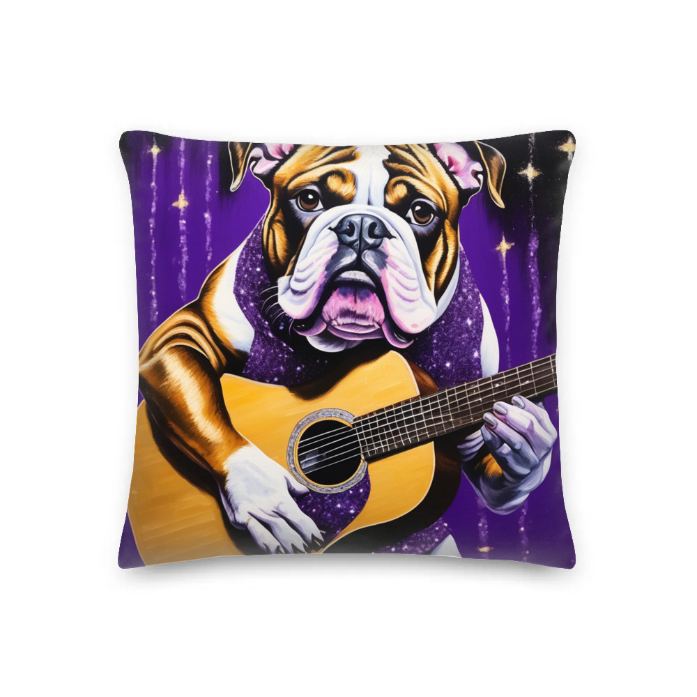 PugMug Custom Bulldog Premium Pillow