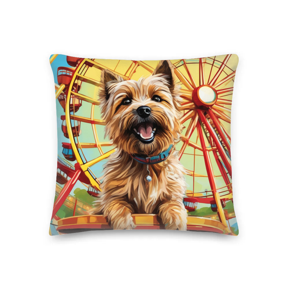 PugMug Custom Cairn Terrier Premium Pillow